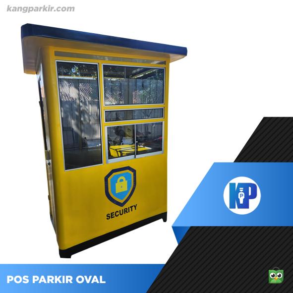 Pos Parkir/Kasir/Security Jendela Sliding 2 Sisi Kiri-Kanan