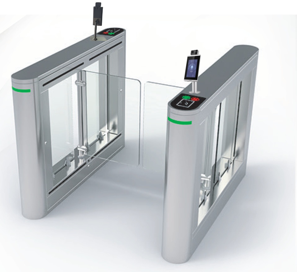 Swing Barrier Gate 1 Lan 2 Gate Berbasis Wajah