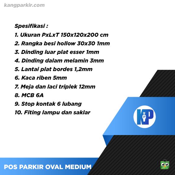 Pos Security/Pos Satpam/Pos Parkir Ukuran 150x120x210 MURAH